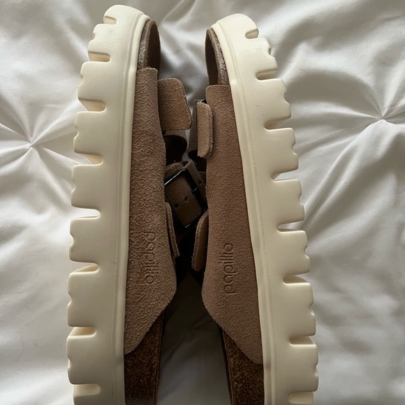 Warm Sand Birkenstock Papilla Platform Sandals - Picture 5 of 5